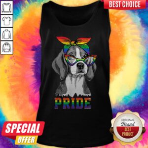 Alternative view of Dog Lover Puppy Owner Beagle Mom Dad Gay Lesbian LGBT Shirt