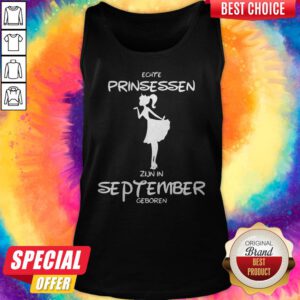 Alternative view of Echte Prinsessen Zijn In September Geboren Shirt