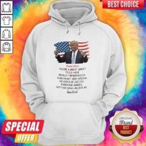 Good Name Here Title Here Believe Me Trump Hoodie