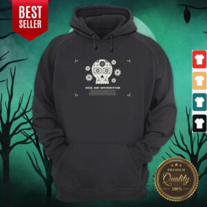 Sugar Skull Simple Day Dead Dia De Muertos Vintage Hoodie