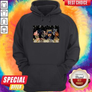 Beautiful Black Woman Dope Poster Horizontal Hoodie