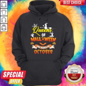 Queen Of Halloween Are Born In October Halloween Hoodie