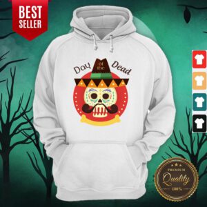 Day Of The Dead Sugar Skull In Mexican Holiday Hoodie