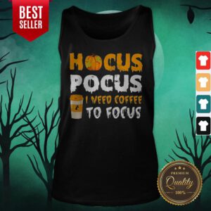 Alternative view of Hot Hocus Pocus I Need Coffee To Focus Halloween Shirt