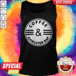 Alternative view of Nice Coffee And Gangster Rap Logo Shirt