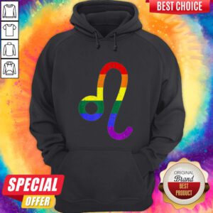 Alternative view of Official Leo LGBT Pride Outfit Gift Rainbow Shirt