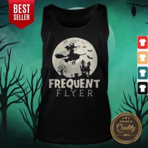 Alternative view of Pretty Witch Costume Frequent Flyer Halloween Shirt