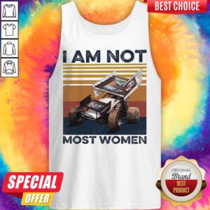 Alternative view of Slinging Dirt I Am Not Most Women Vintage Shirt