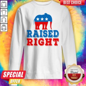 Grateful Elephant Raised Right Sweatshirt