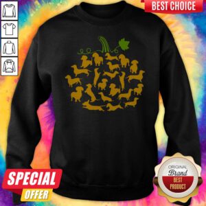 Funny Dachshund Pumpkin Halloween Sweatshirt