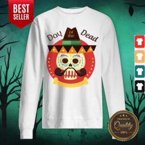Day Of The Dead Sugar Skull In Mexican Holiday Sweatshirt