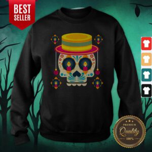 Sugar Skull Day Of The Dead Dia De Muertos Sweatshirt