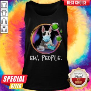 Bull Terrier Face Mask Ew People Bubble Coronavirus Tank Top