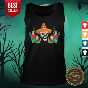 Sugar Skull Day Of The Dead Muertos Tank Top