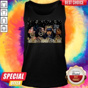 Beautiful Black Woman Dope Poster Horizontal Tank Top