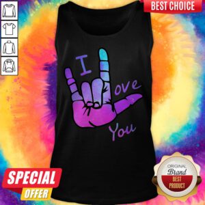 Grateful Sign Language I Love You Tank Top