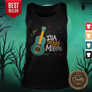 Party Music Guitar Dia De Los Muertos Day Of Dead Tank Top