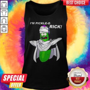 Funny I’m Pickle-o Rick Piccolo Tank Top
