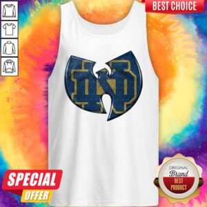 Pretty Wu-Tang Notre Dame Fighting Irish Tank Top