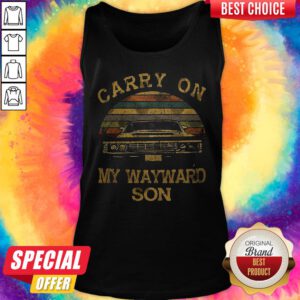 Carry On My Wayward Son Vintage Retro Tank Top