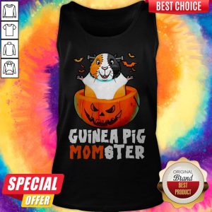Hamster Guinea Pig Monster Pumpkin Halloween Tank Top