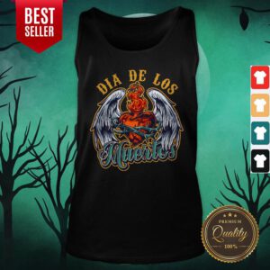 Dia De Los Muertos Day Of Dead Heart Fire Tank Top