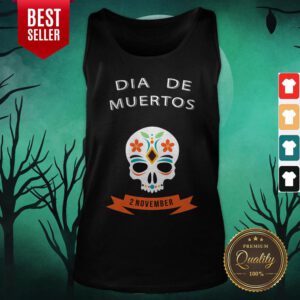 Dia De Muertos Sugar Skull 2 November Tank Top