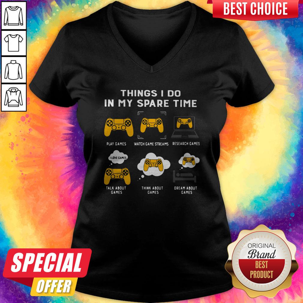 Things I Do In My Spare Time Go Riding Watch Motocross Research Motocross Shirt - Image 5