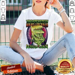 Trumpenstein Make Liberals Scared Again Halloween V-neck