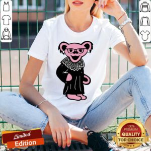 Ruth Bader Ginsburg Grateful Dead Bear RBG V-neck