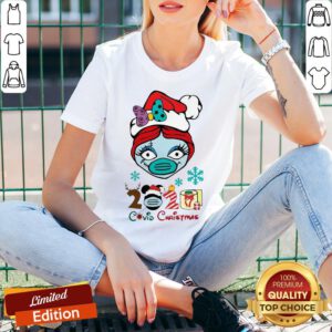 Nice Sally Wear Mask 2020 Covid Christmas V-neck
