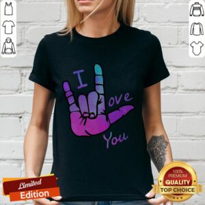Grateful Sign Language I Love You V-neck