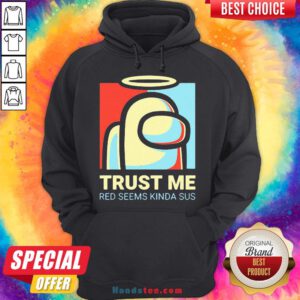 Funny Among Us Impostor Trust Me Red Seems Kinda Sus 2020 Hoodie- Design By Handstee.com