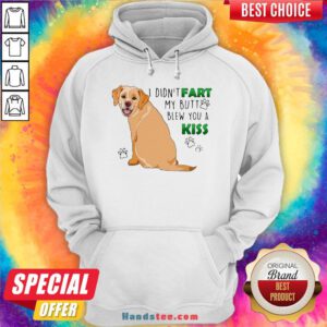 Awesome Bulldog I Didn’t Fart My Butt Blew You A Kiss Hoodie- Design By Handstee.com