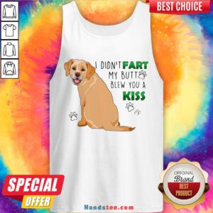 Awesome Bulldog I Didn’t Fart My Butt Blew You A Kiss Tank Top- Design By Handstee.com