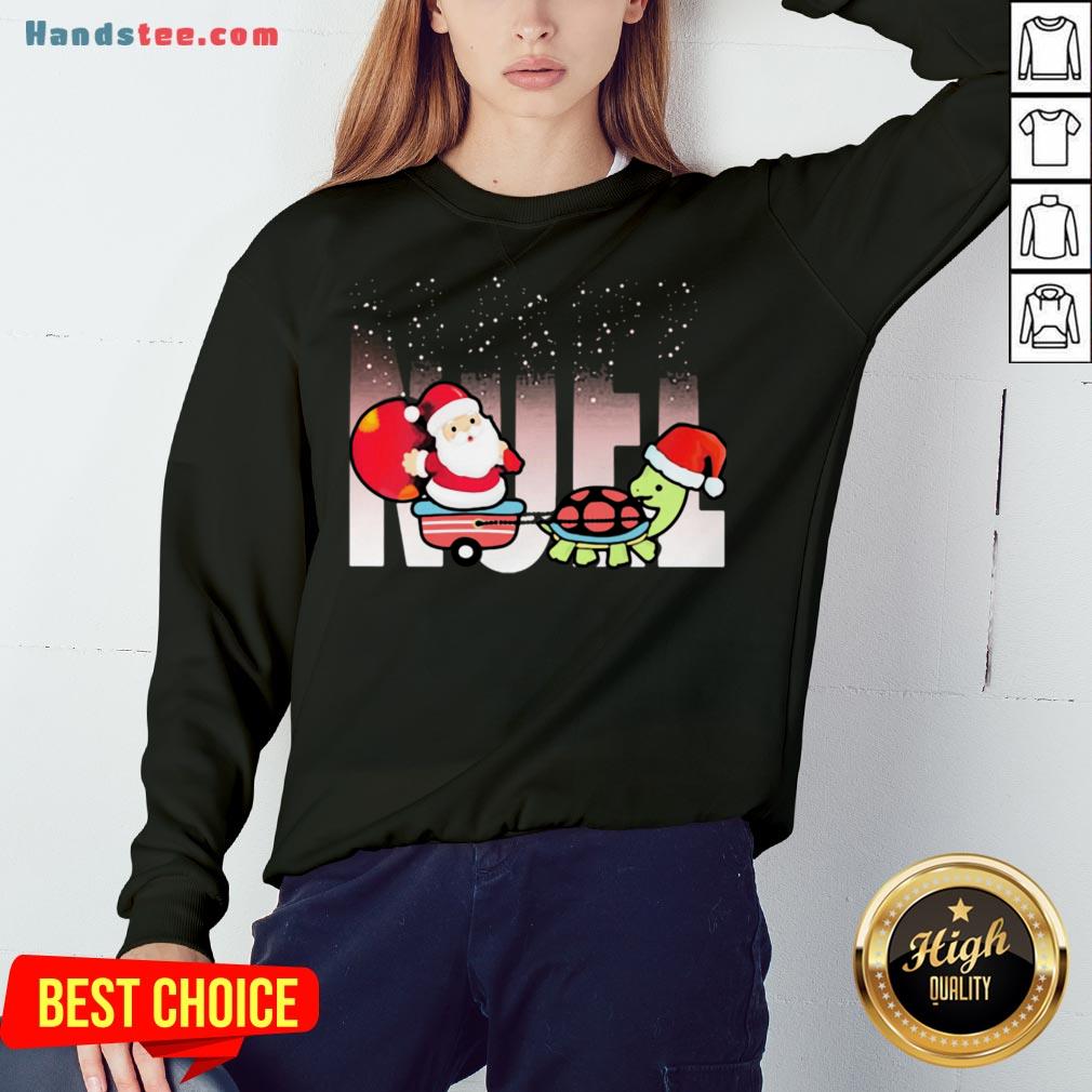 Awesome Merry Christmas Santa Claus Riding Turtle Sweatshirt- Design By Handstee.com Awesome Merry Christmas Santa Claus Riding Turtle Sweatshirt- Design By Handstee.com