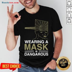 Good Wearing A Mask Meme Trollface Conspiracy Theory Shirt- Design By Handstee.com