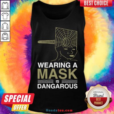 Good Wearing A Mask Meme Trollface Conspiracy Theory Tank Top- Design By Handstee.com