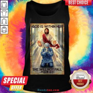 Happy God Is Within Her She Will Not Fall Psalm 46 5 Tank Top- Design By Handstee.com