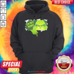 Happy The Grinch Six Feet People Hoodie- Design By Handstee.com