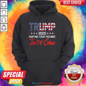 Trump 2020 Hurting Your Feelings Isn’t A Crime Hoodie - Design By Handstee.com