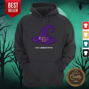 Evil Lesbian Witch Hat Halloween Hoodie