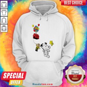 Snoopy And Charlie Brown Woodstock Balloon Hoodie - Design By Handstee.com