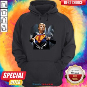 Funny Donald Trump Superman Hoodie - Design by Handstee.com