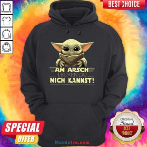 Baby Yoda Am Arsch Lecken Du Mich Kannst Hoodie - Design by Handstee.com