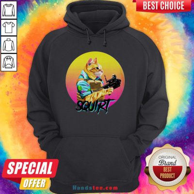 Pretty Donut Operator Cat Hoodie - Design by Handstee.com