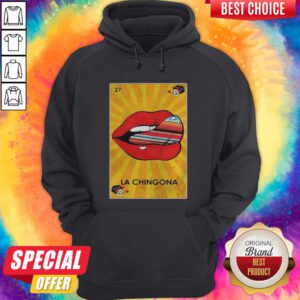 Awesome La Chingona Lips Hoodie