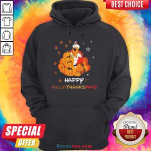 Scooby Doo Happy Hallothanksmas Christmas Halloween Hoodie - Design By Handstee.com