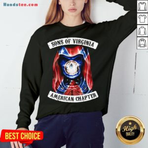 Nice Sons Of Virginia American Chapter British Flag Sweatshirtdh