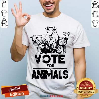 Nice Vote For Animals 2020 President Shirt- Design By Handstee.com